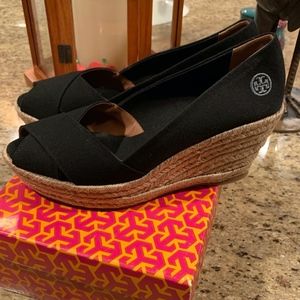 Tory Burch Filipa Espadrille Black Size 11